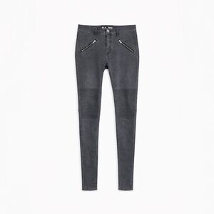 BLK DNM JEANS 26 BIKER JEANS STAPLE GREY SIZE 24 "NWT"